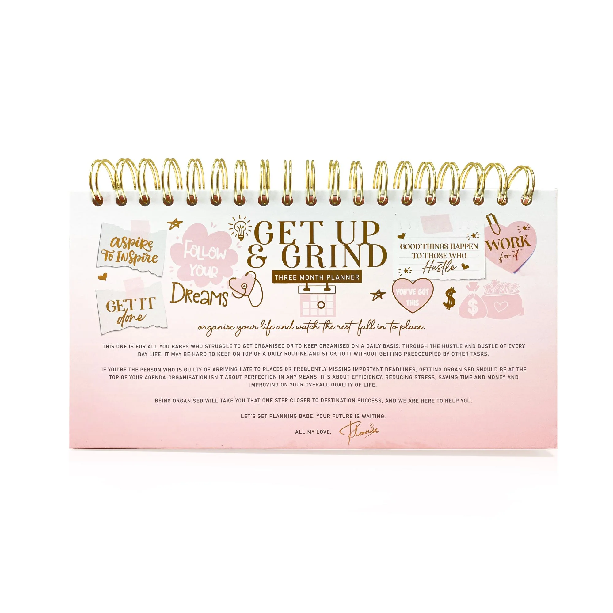 Get Up and Grind Three Month Planner - Image 2